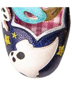 Irregular Choice Halloween Ectoplasmic Ghost Pumps Navy