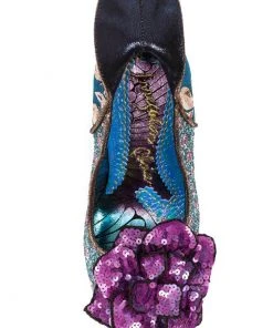 New In Irregular Choice Dear Lover Pumps Blue