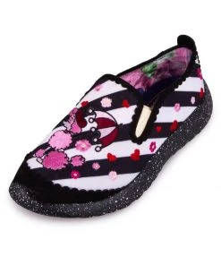 Irregular Choice Poodle Fancy 60's Shoes Black