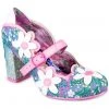 New In Irregular Choice Daisy Dancer 60's Pumps Blue