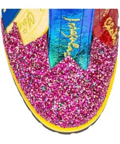 Irregular Choice Chalk It Up 60's Boots Black New In