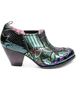 Irregular Choice Barbarosa Boots Green New In