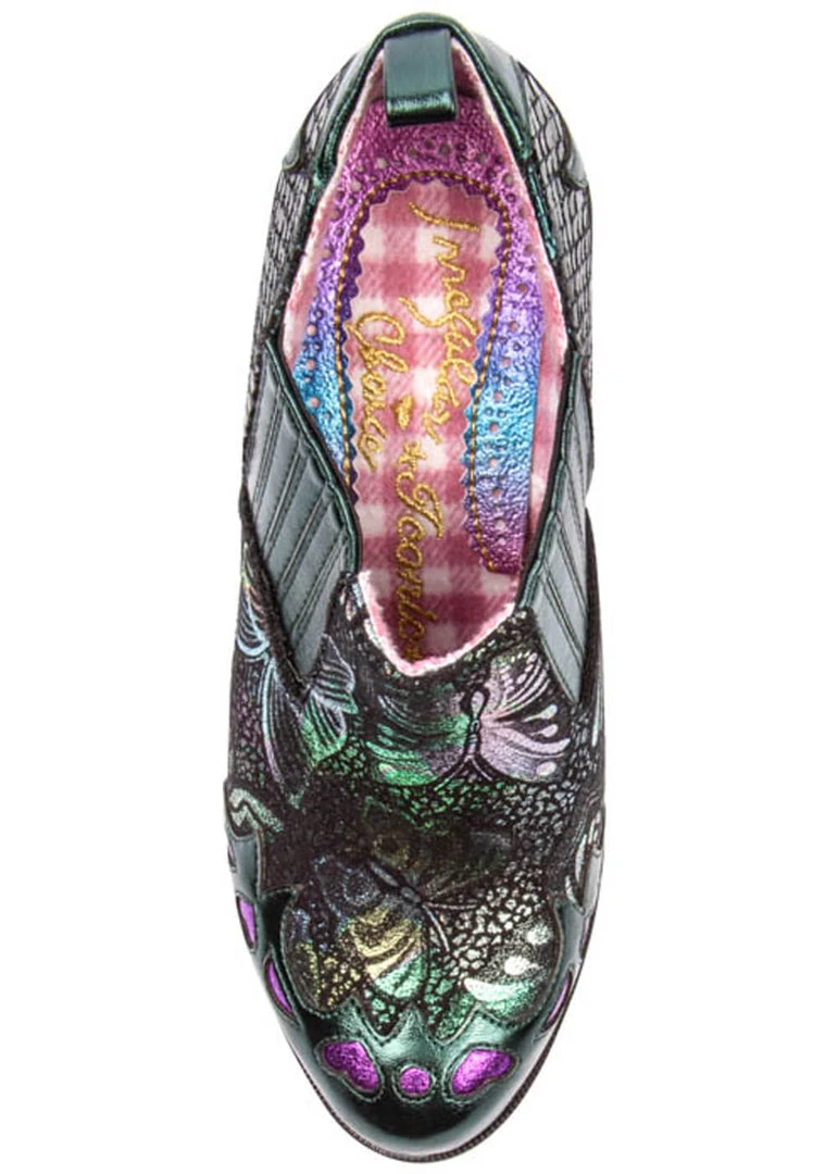 Irregular Choice Barbarosa Boots Green New In