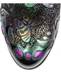 Irregular Choice Barbarosa Boots Green New In