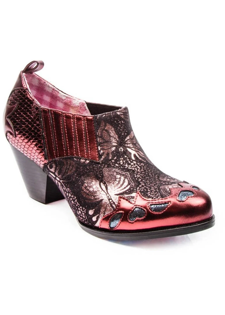 New In Irregular Choice Barbarosa Boots Bronze