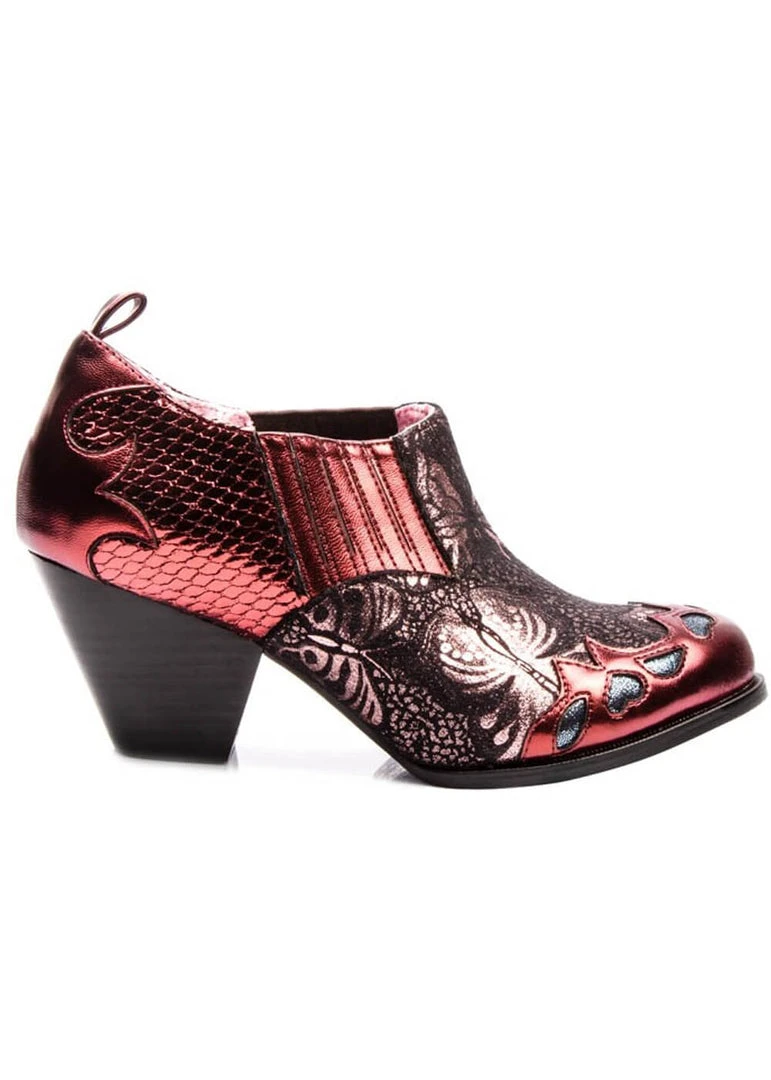 New In Irregular Choice Barbarosa Boots Bronze