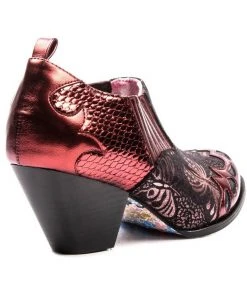 New In Irregular Choice Barbarosa Boots Bronze