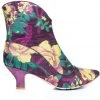 New In Irregular Choice Ms Vivacious 70's Boots Pink Yellow