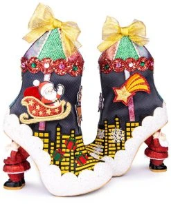 Irregular Choice Xmas Sleigh Ride Boots New In