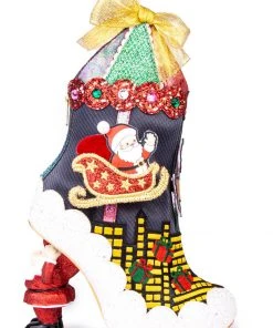 Irregular Choice Xmas Sleigh Ride Boots New In