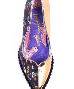 Irregular Choice Heavens Above Lightning Bolt 80's Pumps Gold New In