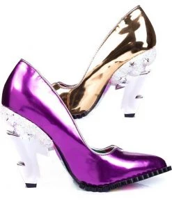 Irregular Choice Heavens Above Lightning Bolt 80's Pumps Gold New In