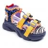 Irregular Choice Bungie Jump 80's Sandals Red