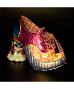 New In Irregular Choice Space Race Rocket 60's Pumps Pink