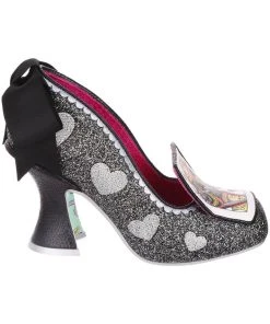 New In Irregular Choice Go Fish Playing Card Pumps Black
