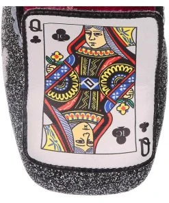 New In Irregular Choice Go Fish Playing Card Pumps Black