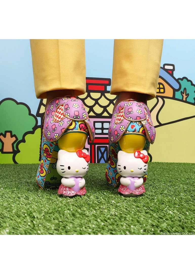 Irregular Choice X Hello Kitty Star Of The Show Heels Purple Blue New In