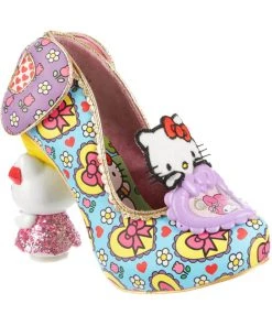 Irregular Choice X Hello Kitty Star Of The Show Heels Purple Blue New In