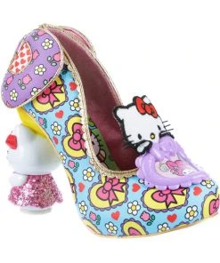 Irregular Choice X Hello Kitty Star Of The Show Heels Purple Blue New In