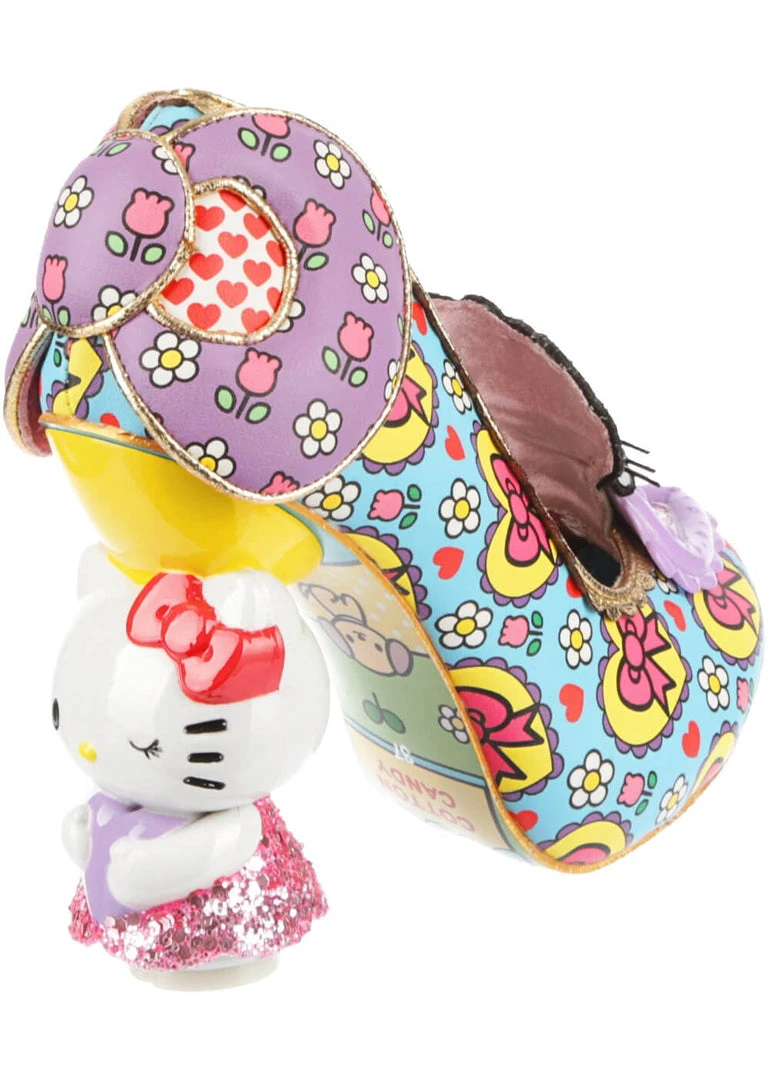 Irregular Choice X Hello Kitty Star Of The Show Heels Purple Blue New In