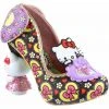 Irregular Choice X Hello Kitty Star Of The Show Heels Purple Black New In
