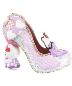 Irregular Choice X Hello Kitty Star Of The Show Heels Purple