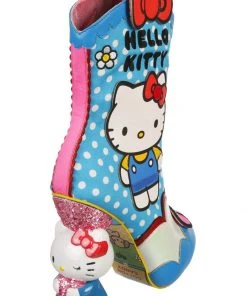 Irregular Choice X Hello Kitty Playing Dress Up Boots Blue New In