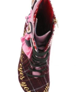 Irregular Choice Little Red 70's Boots Brown