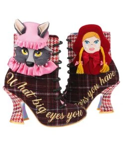 Irregular Choice Little Red 70's Boots Brown