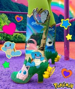 Irregular Choice Pokémon Pokemon Beach Day Boots Blue New In