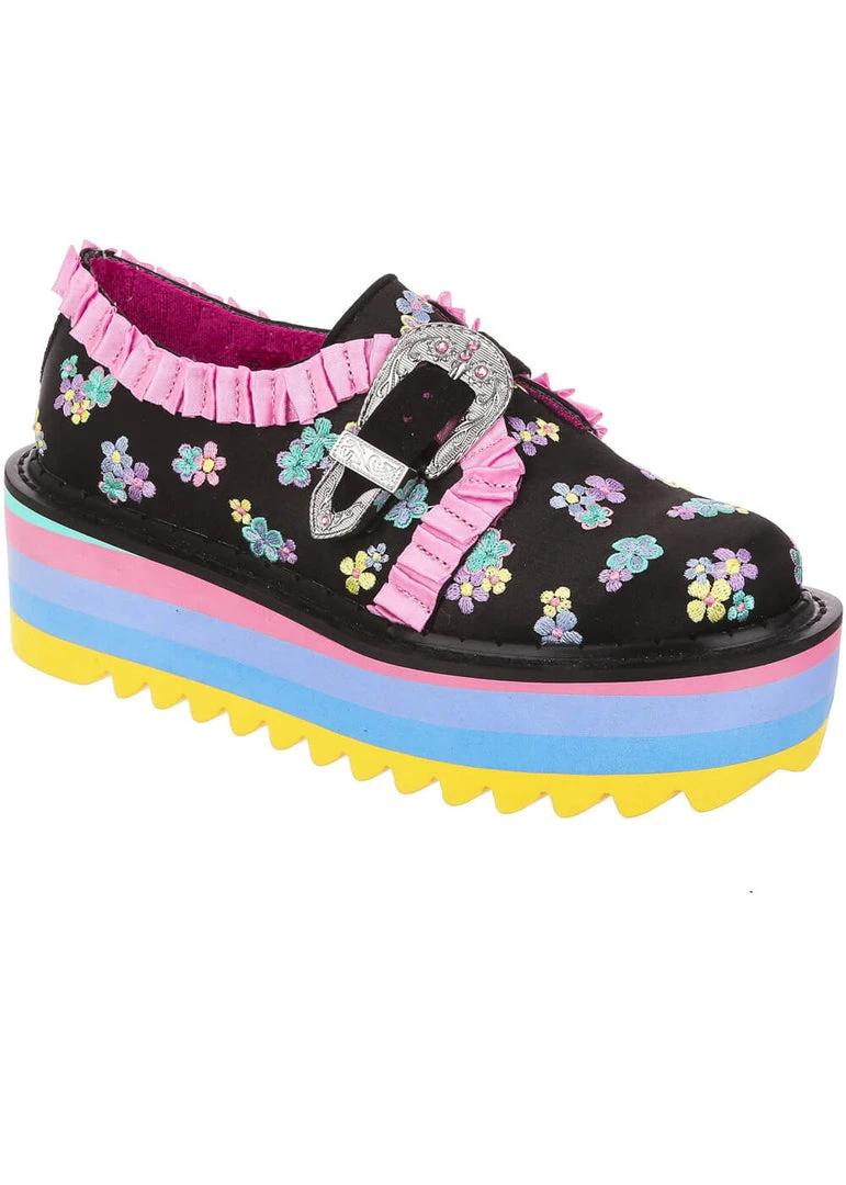 Irregular Choice So Refreshing Kawaii Shoes Black
