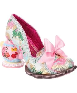 Irregular Choice Elevenses Teapot Pumps In Pink