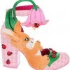 Irregular Choice Good Seed Bunny Ladybug Pumps Peach New In