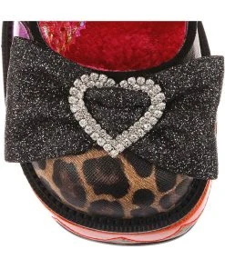 Irregular Choice Balloons And Cake 60's Platform Pumps In Leopard