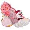New In Irregular Choice Pedalo Date Swan Pumps Peach Pink
