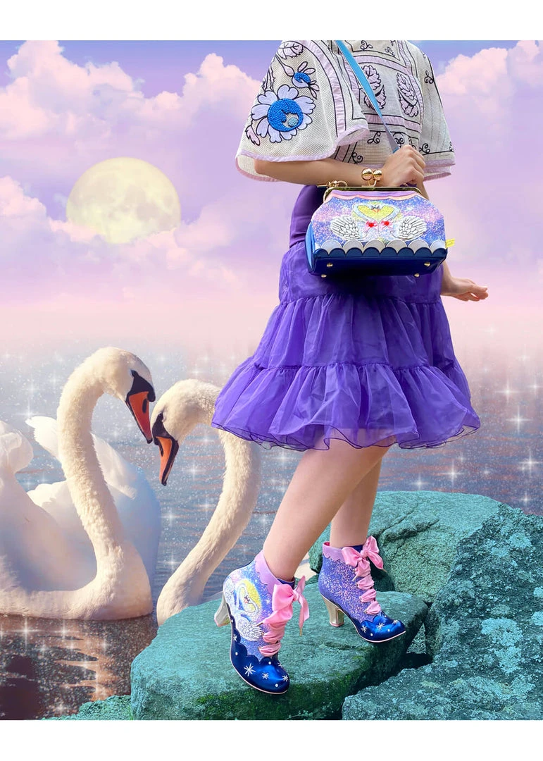 Irregular Choice Swan About Bag Blue New In
