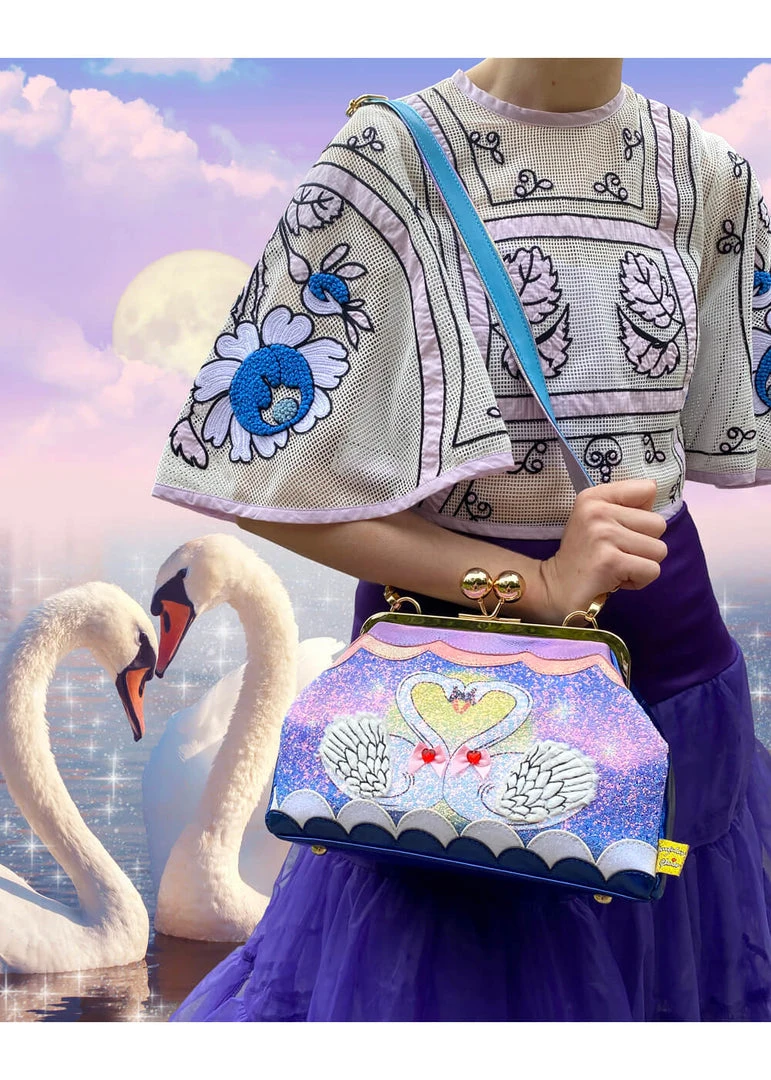 Irregular Choice Swan About Bag Blue New In