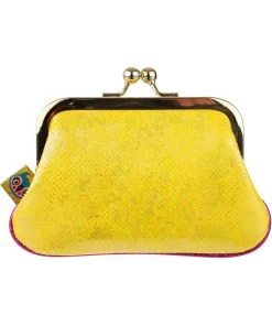 Irregular Choice Kitten Cute Cat Clip Purse Yellow