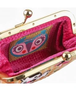 Irregular Choice Kitten Cute Cat Clip Purse Yellow