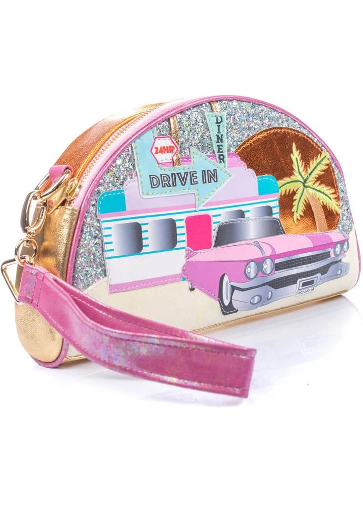 New In Irregular Choice Miami Slice 50's Bag Pink