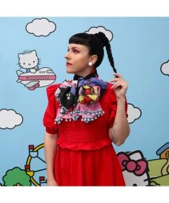 New In Irregular Choice X Hello Kitty Scarf Pink