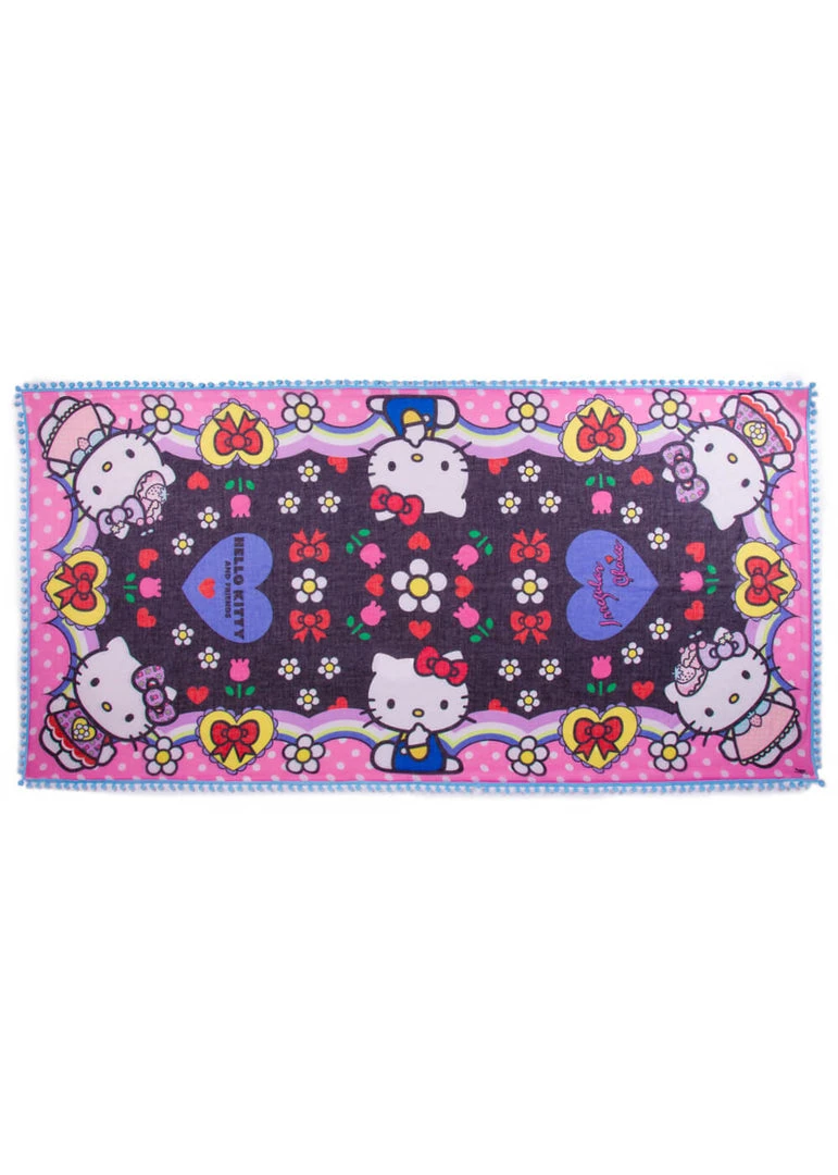 New In Irregular Choice X Hello Kitty Scarf Pink