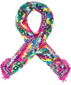 New In Irregular Choice Gaming Scarf Green Yellow