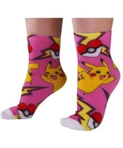 Irregular Choice Pokémon Socks Dark Pink