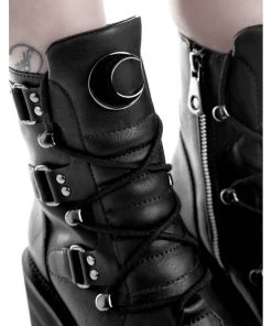 Killstar Broom Rider Moon Boots Black New In