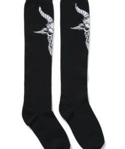 New In Killstar Killing It Long Socks Black