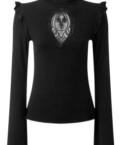 New In Killstar Antonia Top Black