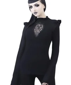 New In Killstar Antonia Top Black