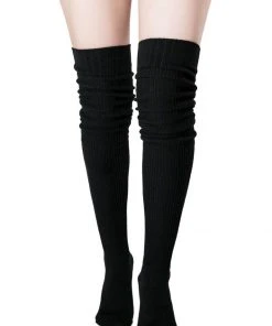 Killstar Hecate Slouch Socks Black