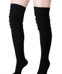 Killstar Hecate Slouch Socks Black
